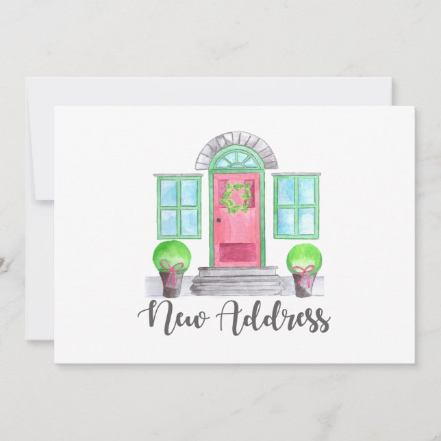 New Address Christmas home Invitation (Front)