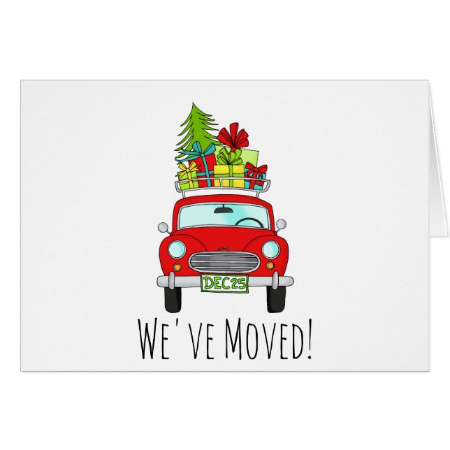 New address Classic Christmas Car (Front Horizontal)