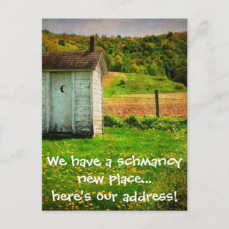 New Address Funny We Moved Announcement Postcard