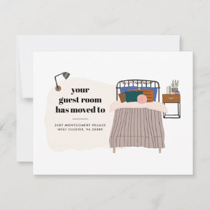 New Address Guest Room Moving Announcement