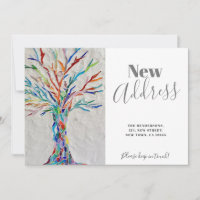 New Address Moving Announcement Card
