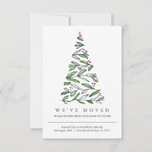 New Address Moving Announcement Christmas 