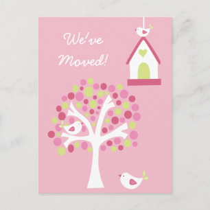 New Address Notification Moving House Home Announcement Postcard