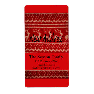 New Address Ugly Christmas Sweater