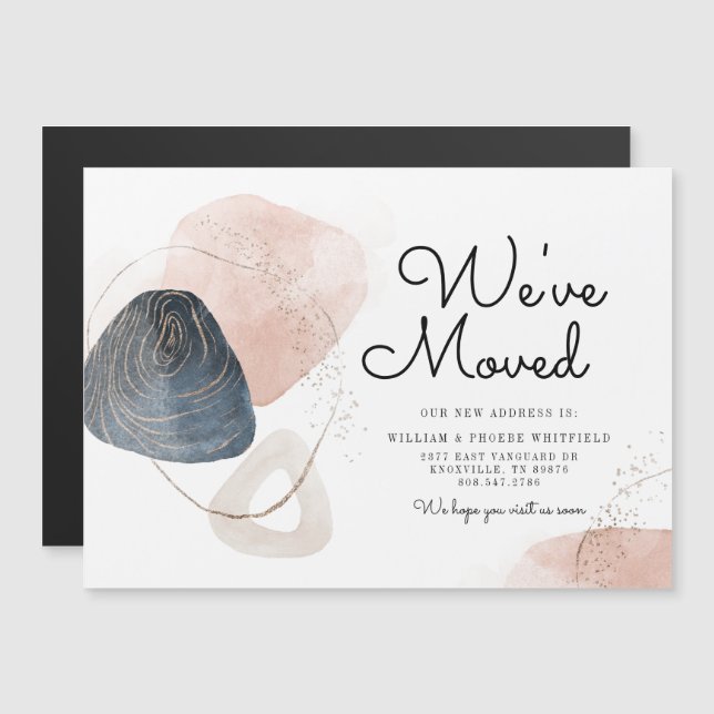 New Address We Moved Moving Announcement (Front/Back)