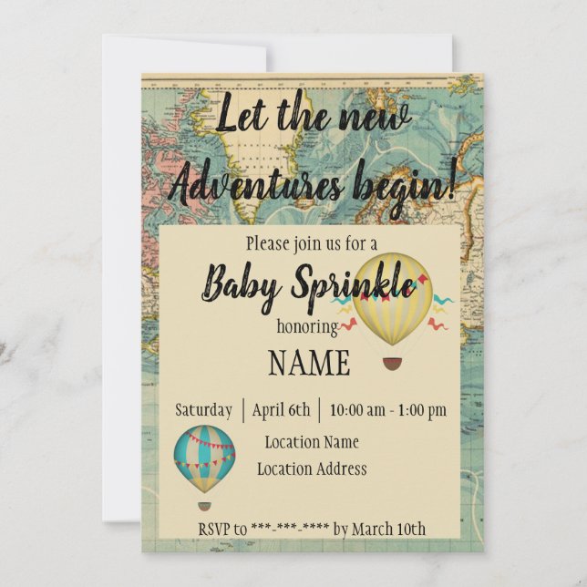 New Adventure Invitation (Front)