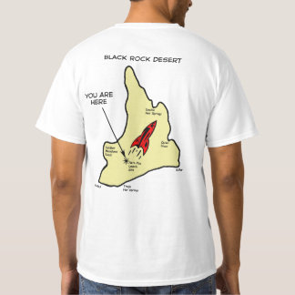 New AeroPAC Black Rock Map T-Shirt
