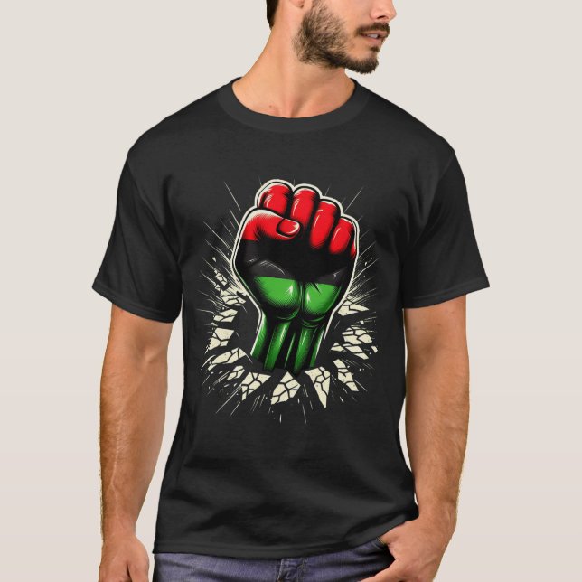 New African Attire For Mens Boys Kids Pan African  T-Shirt (Front)