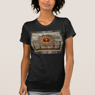 New Age Buddha photo collage Black T-shirt