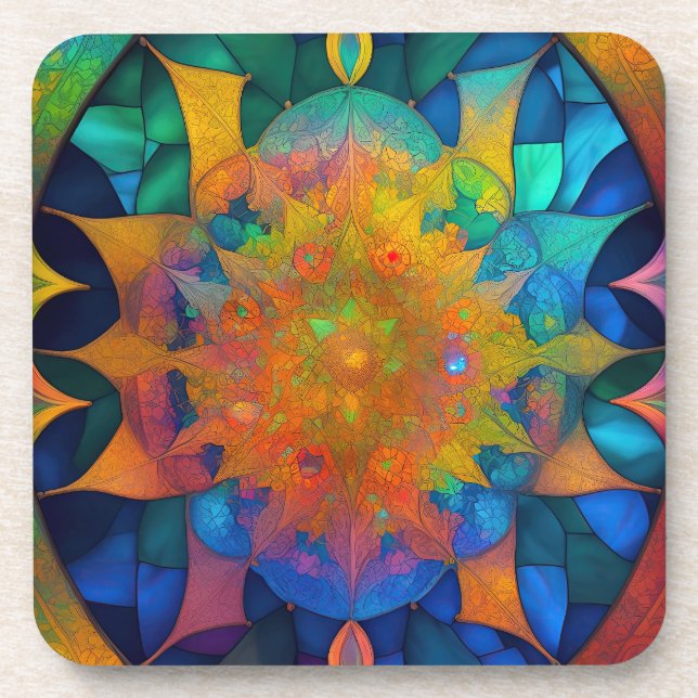 New Age Cosmic Window Coaster (Front)