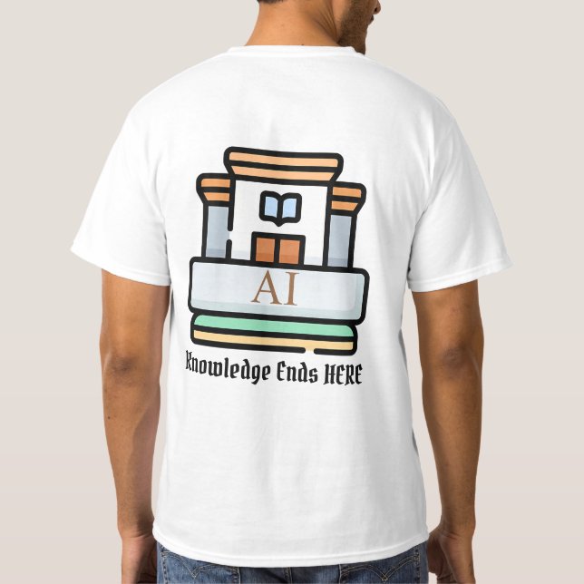 New Age fun AI T-Shirt (Back)