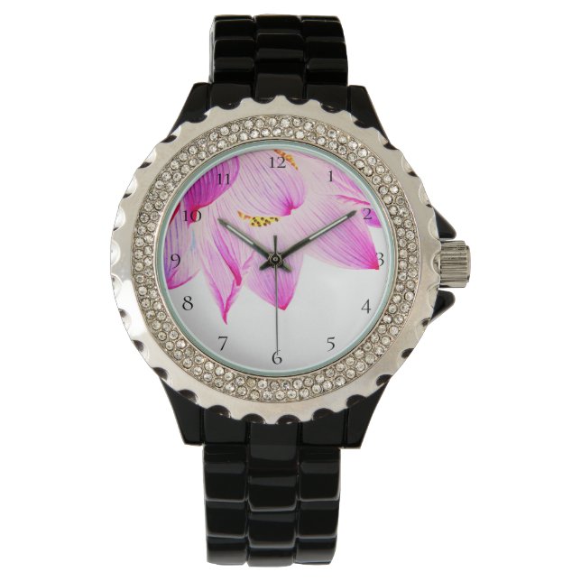 *~* New Age Lotus Flower Water Lily Watch (Front)