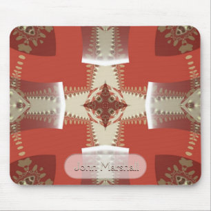 New Age Mediaeval Art w/ Name Mousepad