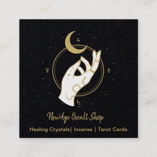New Age Occult Shop Square Business Card