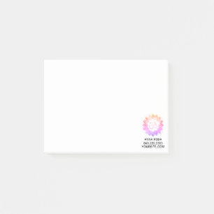 *~* New Age Om Aum Symbol Mandala Lily Lotus Post-it Notes