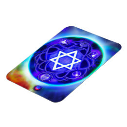 New Age Star of David Magnet