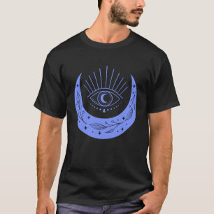 New Age Third Eye Moon Witchy Reiki Yoga Witch Lig T-Shirt