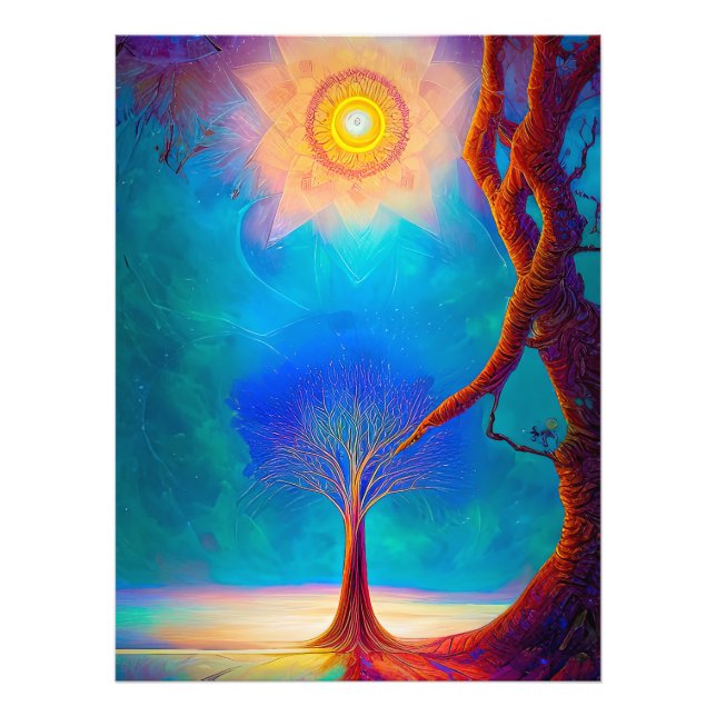 New Age Tree of Life Photo Print (Front)