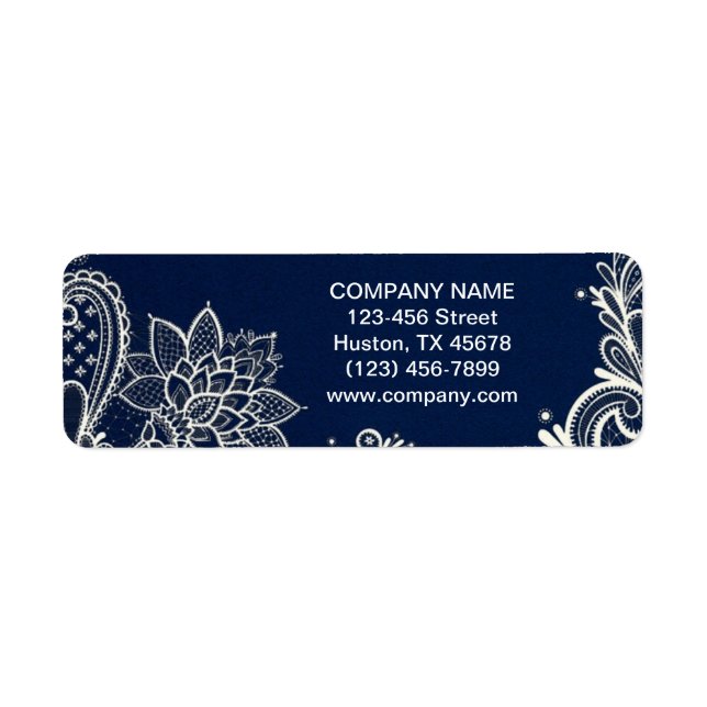 New Age Yoga navy blue henna bohemian lace (Front)