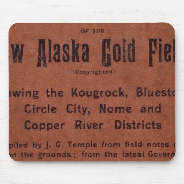 New Alaska gold fields Mouse Mat (Front)