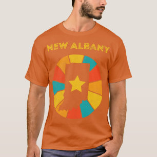 New Albany Indiana Vintage Distressed Souvenir 1 T-Shirt