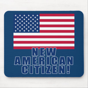 New American Citizen Gifts and Tshirts Mouse Mat