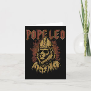New American Pope Us Pope Leo Xiv  Card