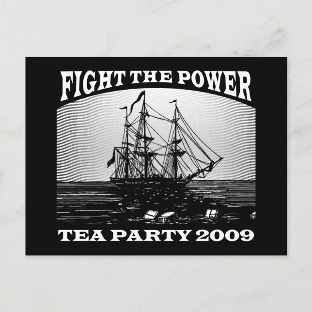 New American Tea Party 2009 Postcard (Front)