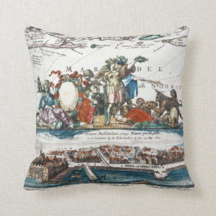 NEW AMSTERDAM, 1673 CUSHION