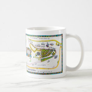 New Amsterdam Map, 1661 Coffee Mug