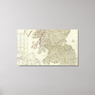New and correct map of Scotland Canvas Print
