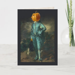 New and Improved Pumpkin Boy Holiday Card