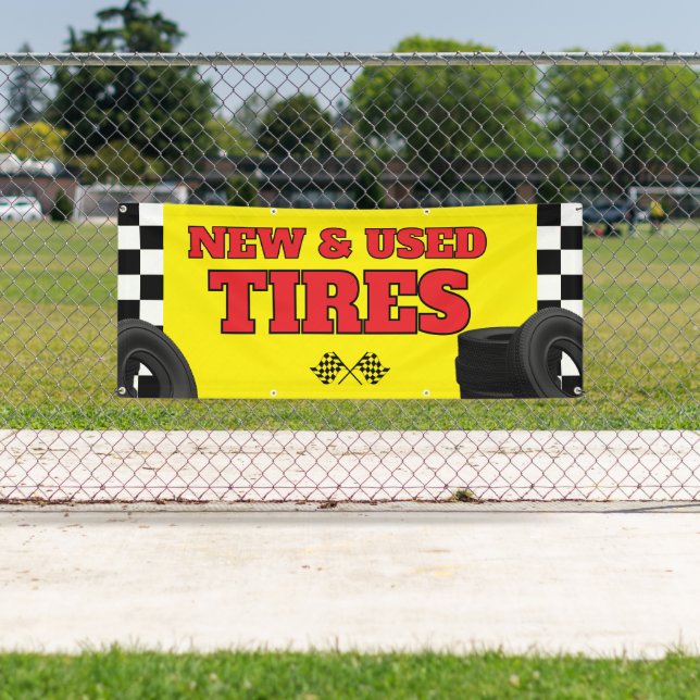 New And Used Tires Custom Banner (Insitu)
