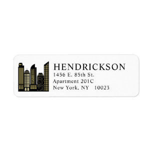 New Apartment Building Return Address Label