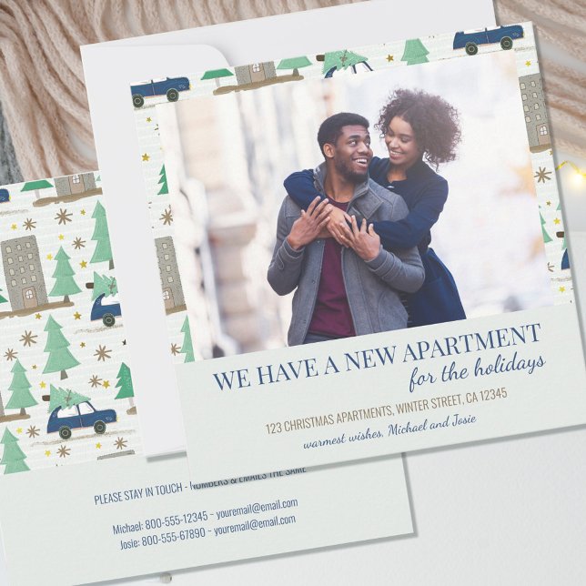 New Apartment Photo Doodle Condo and Car Moving Announcement (Creator Uploaded)