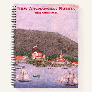 New Archangel, Russia (Sitka) Painting Notebook