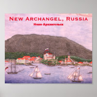 New Archangel, Russia (Sitka) Painting