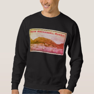 New Archangel, Russia (Sitka) Painting Sweatshirt