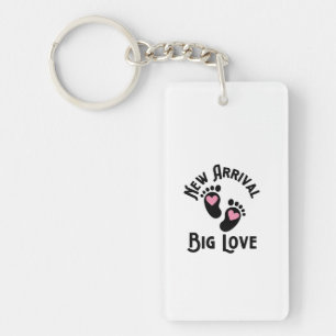 New arrival, big love.w key ring