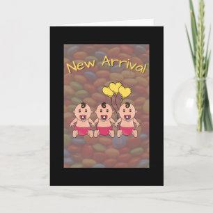 New arrival - for girls triplet - green card