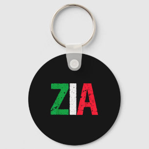 New Aunt Italian Zia Italian American Aunt Gift  Key Ring