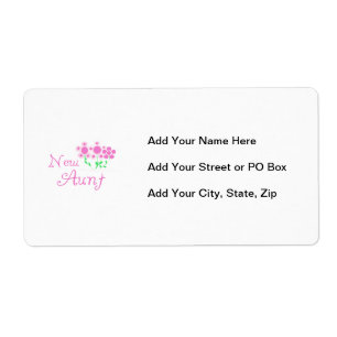 New Aunt Pink Flowers T-shirts and Gifts