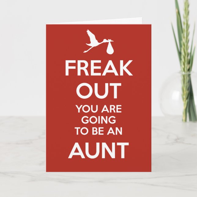 New Aunt Pregnancy Announcement (Front)