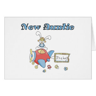 New Auntie - Aeroplane Tshirts and Gifts