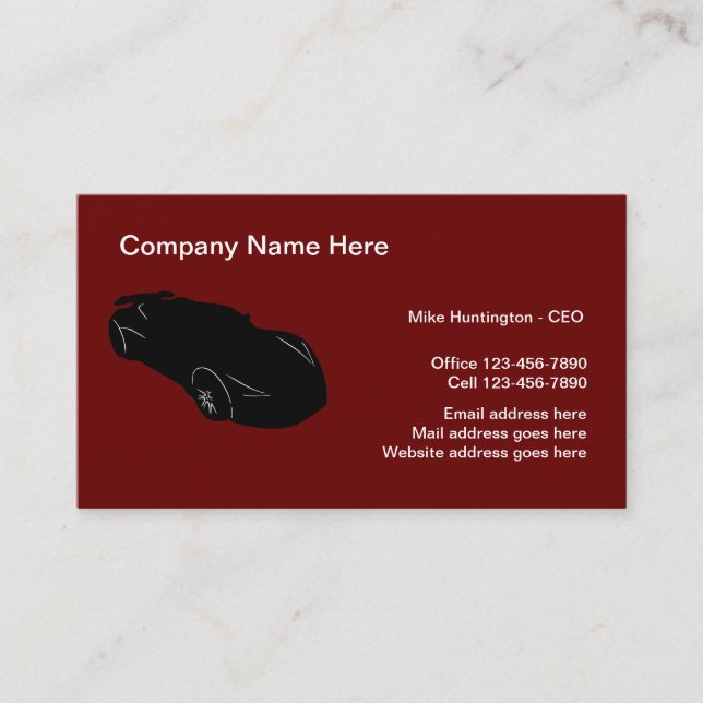 New Automotive Business Cards (Front)