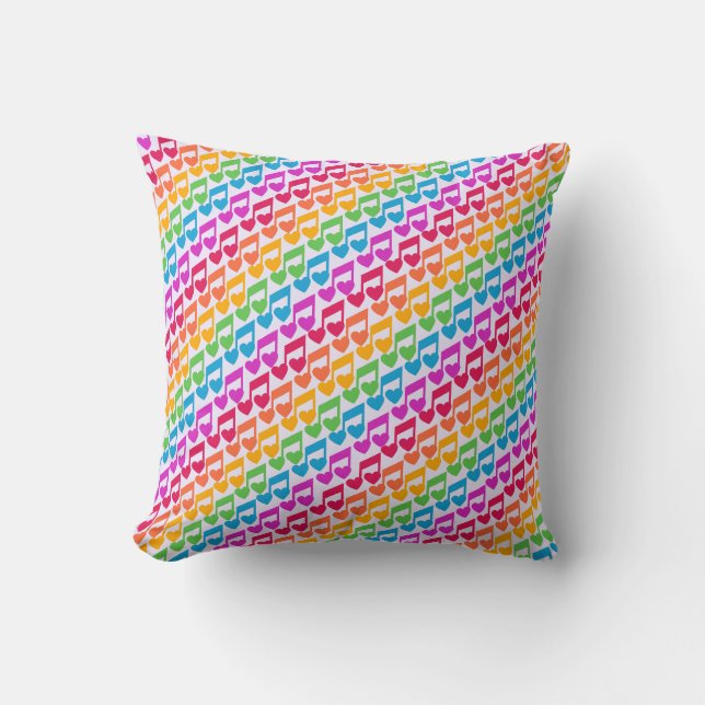 New Awesome Rainbow Notes Cushion (Front)