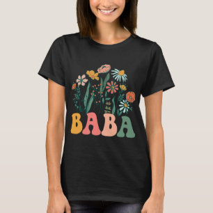 New Baba Wildflower First Birthday & Baby Show T-Shirt