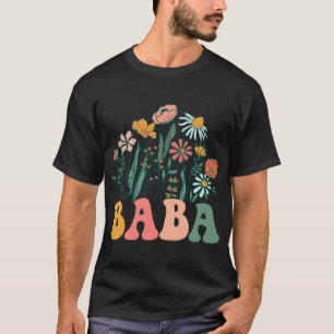 New Baba Wildflower First Birthday &amp; Baby Show T-Shirt