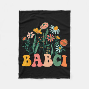 New Babci Wildflower First Birthday &amp; Baby Sho Fleece Blanket