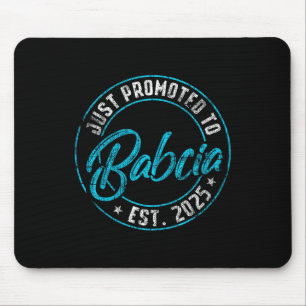New Babcia First Time 2025 Promoted To Grandma Ann Mouse Mat